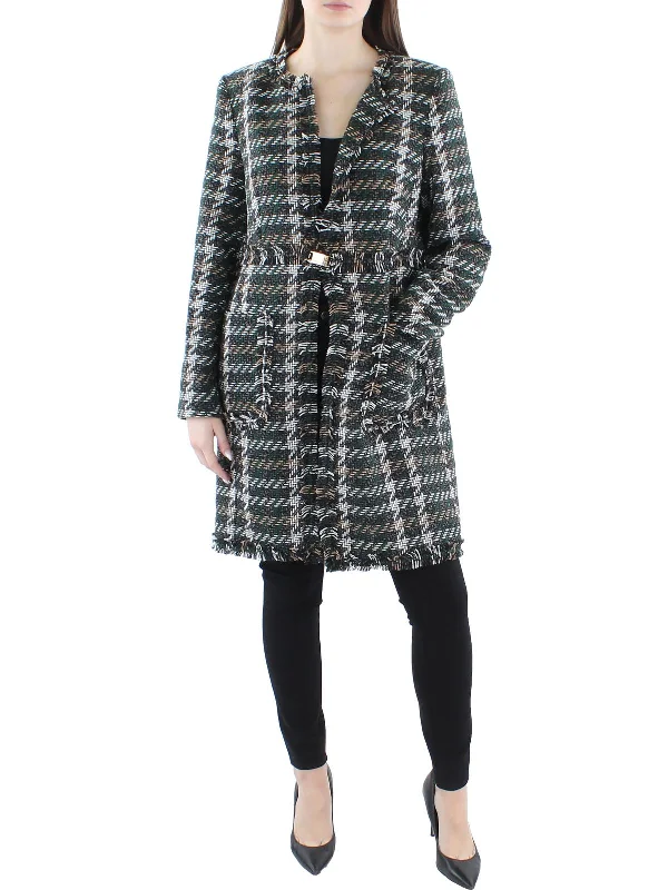 Womens Tweed Topper Overcoat