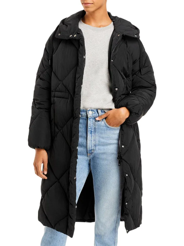 Womens Winter Hooded Puffer Coat