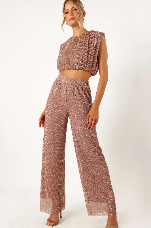 Alexia Two Piece Set - Dusty Rose