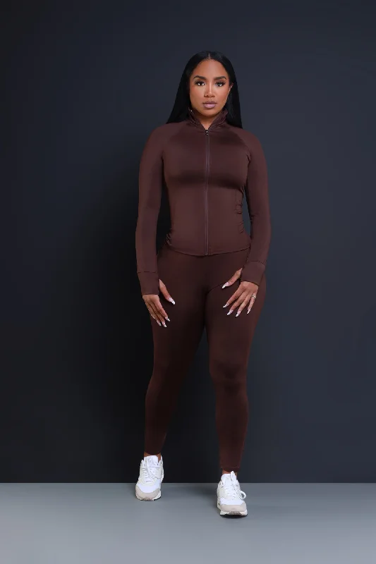 Easy Fit Athletic Set - Chocolate