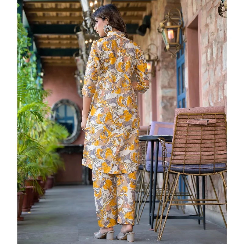 mustard-floral-printed-pure-cotton-co-ord-set