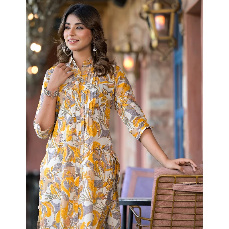 mustard-floral-printed-pure-cotton-co-ord-set