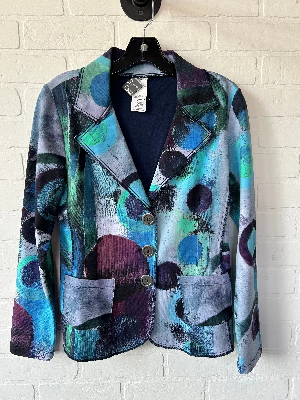 Blue & Green Blazer Clothes Mentor, Size S