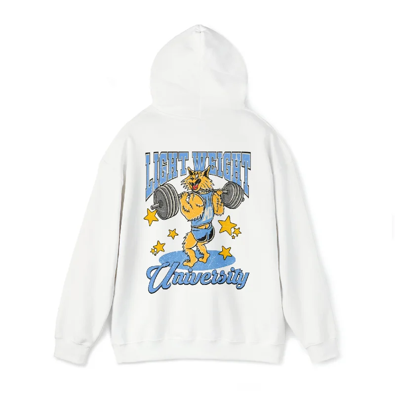 LIGHT WEIGHT UNIVERSITY - HOODIE