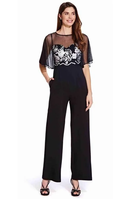 Adrianna Papell AP1E205755 Formal Floral Jumpsuit