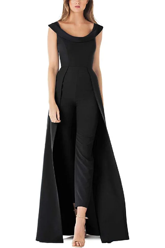 Black 14 Kay Unger 5541306 Long Formal Jumpsuit Sale