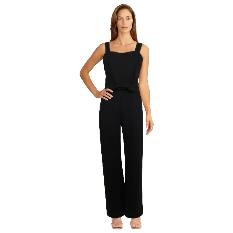 lily morgan Women's Tie Front Jumpsuit