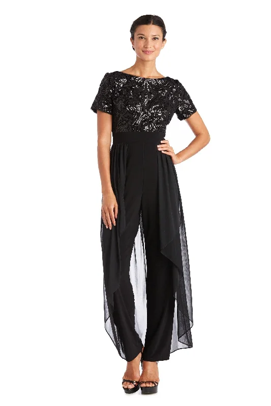 R&M Richards 7632P Sequins Formal Petite Jumpsuit Sale