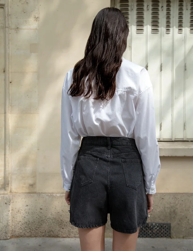 black-denim-button-skort