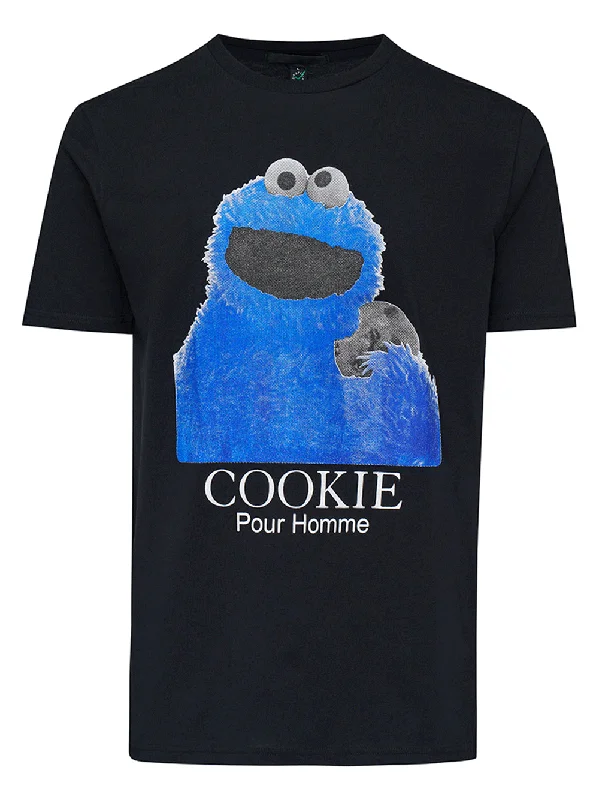 Unisex Classic Crew Neck Cookie Homme T-Shirt