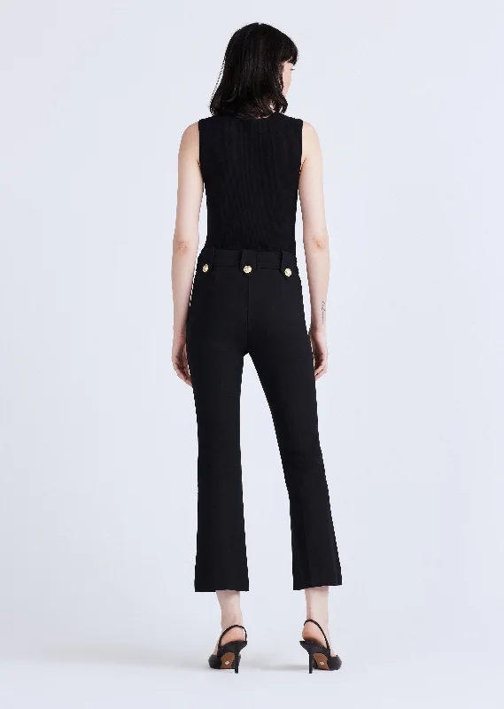 essentials-robertson-crop-flare-trouser-black