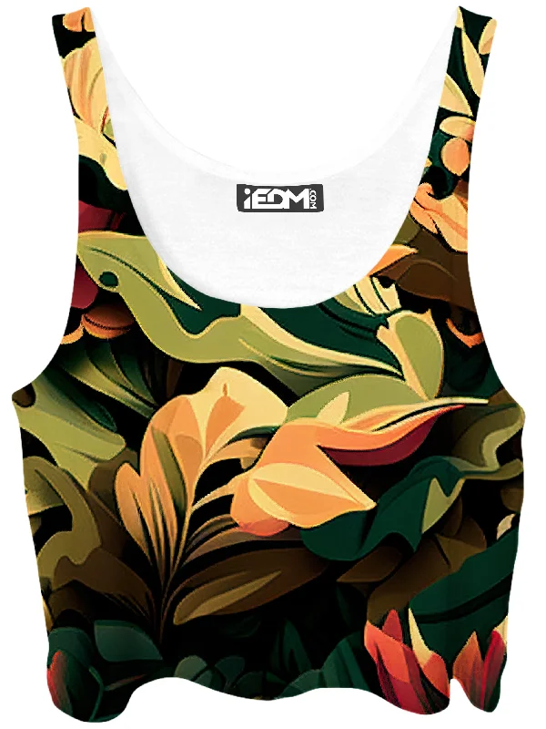 Floral Camo Crop Top