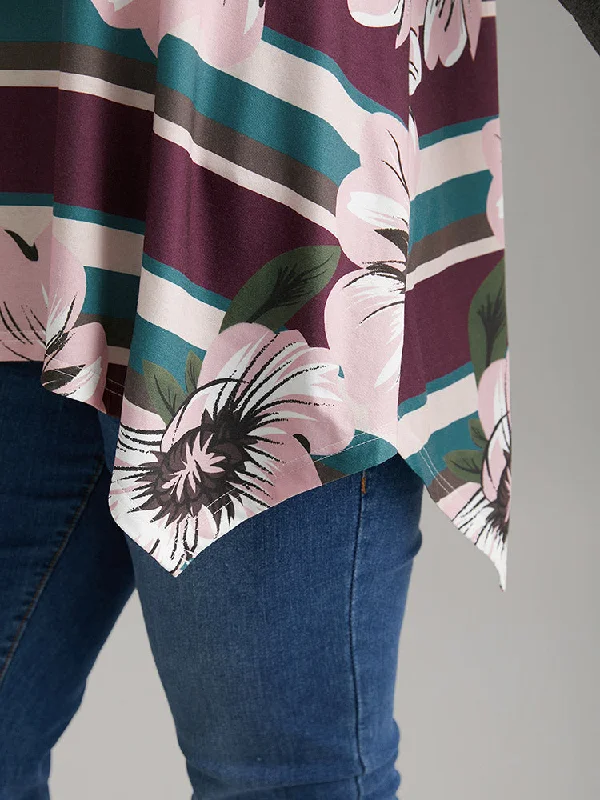 floral-striped-patchwork-hanky-hem-t-shirt