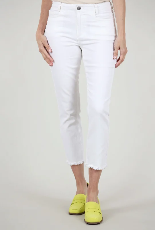 Perfect Capri Jean, White