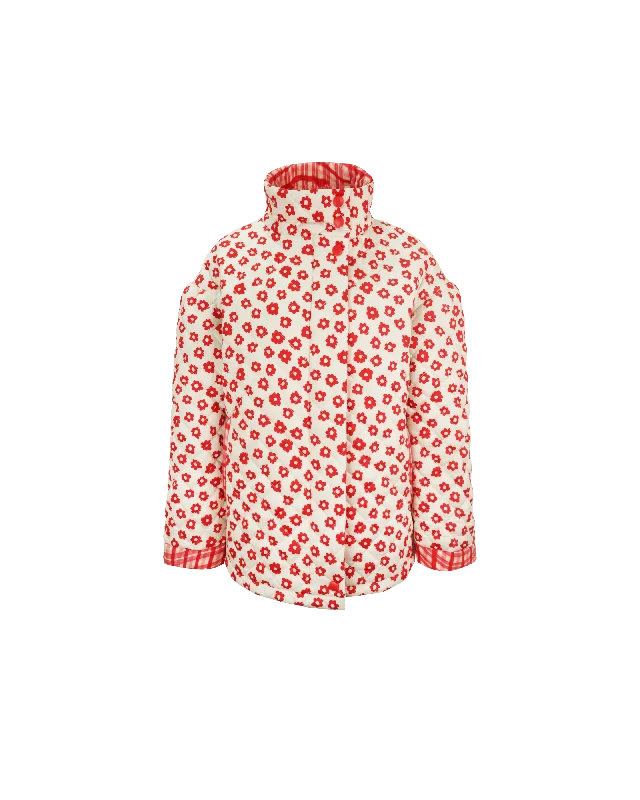 HARRIET JACKET RED DAISY