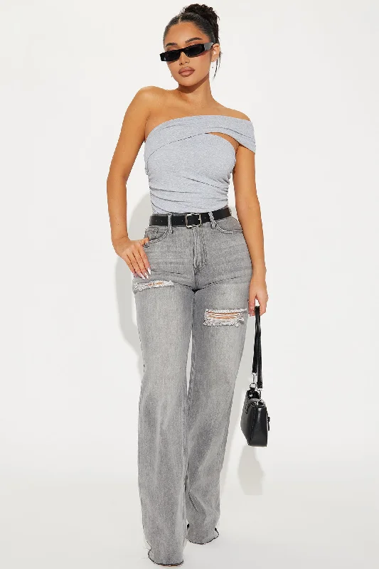 khloe-one-shoulder-bodysuit-heather-grey