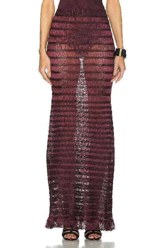 Ladder Long Skirt