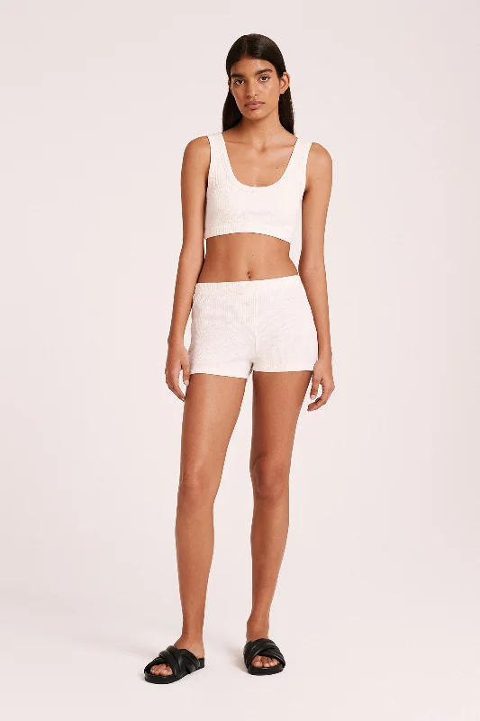 LOUNGE RIBBED SHORT