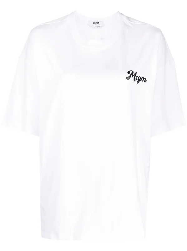 Serif Logo Boxy T-Shirt