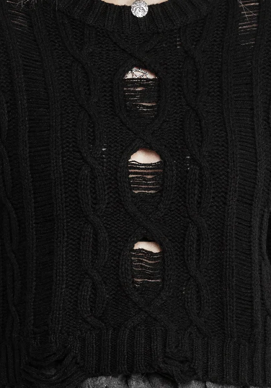 nemesis-distressed-cable-knit-jumper