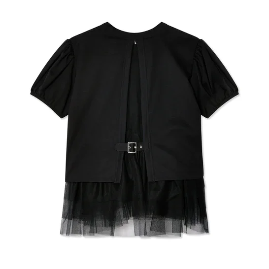 noir-kei-ninomiya-cotton-ponte-nylon-tulle-tee-tees-600048945blk