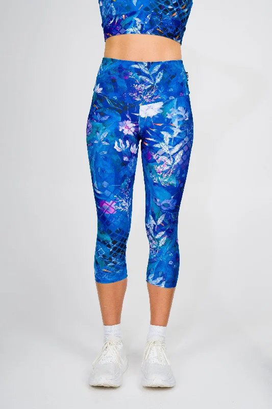 Mermaid Mafia Performance - High Waisted Capri Leggings