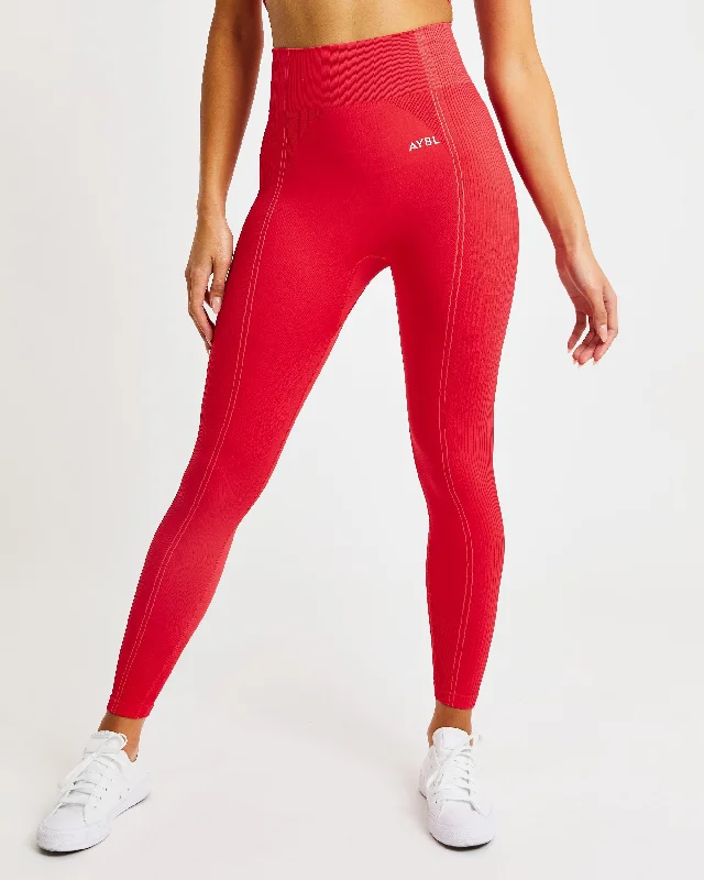 Reflex Seamless Leggings - Red