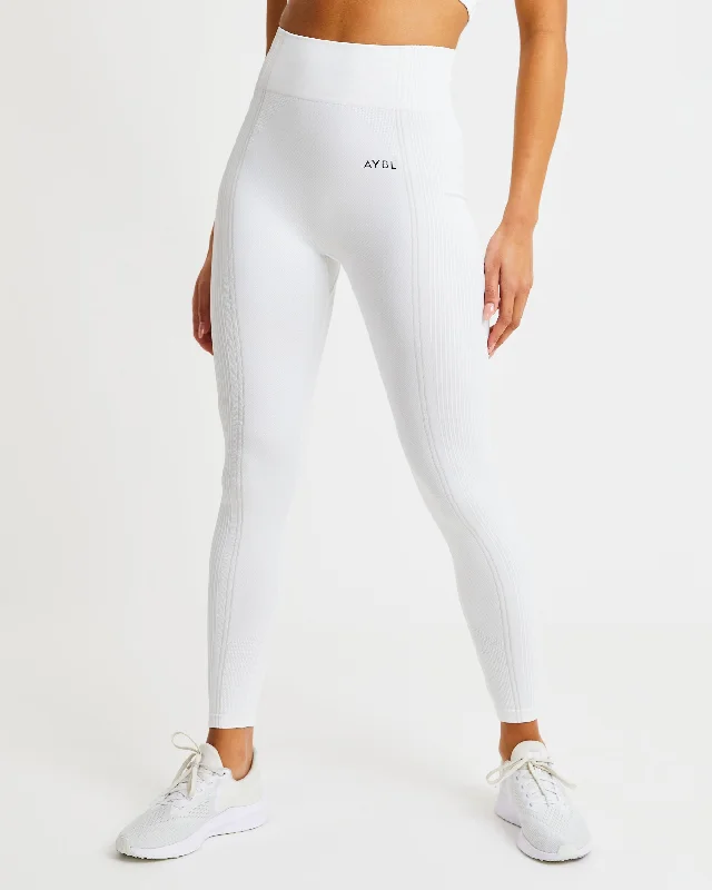 Reflex Seamless Leggings - White