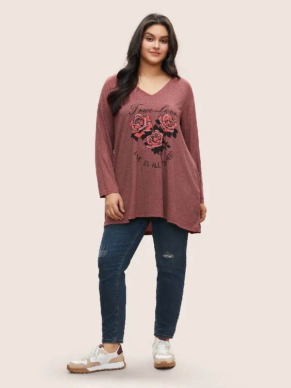 rose-print-pocket-raglan-sleeve-tunic-t-shirt-1