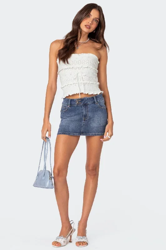 Eryn Denim Mini Skirt