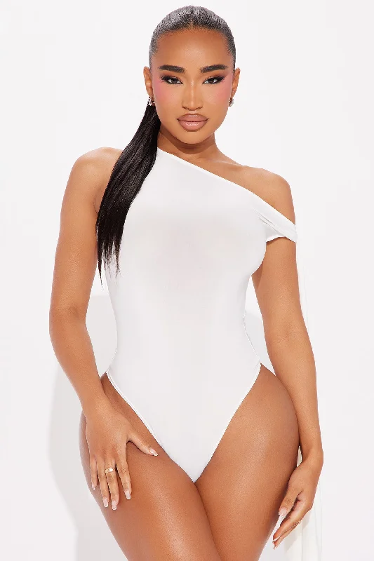 Sofia Off Shoulder Bodysuit - Ivory