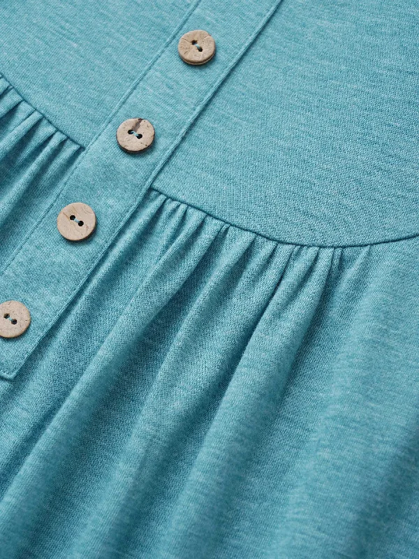 solid-heather-button-detail-gathered-t-shirt