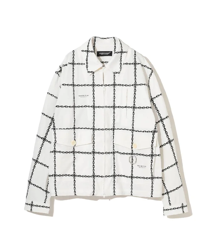 Checkered Blouson